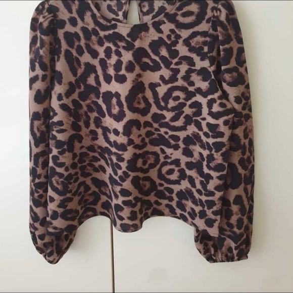 Adara Leopard Print Blouse - Picture 9 of 12
